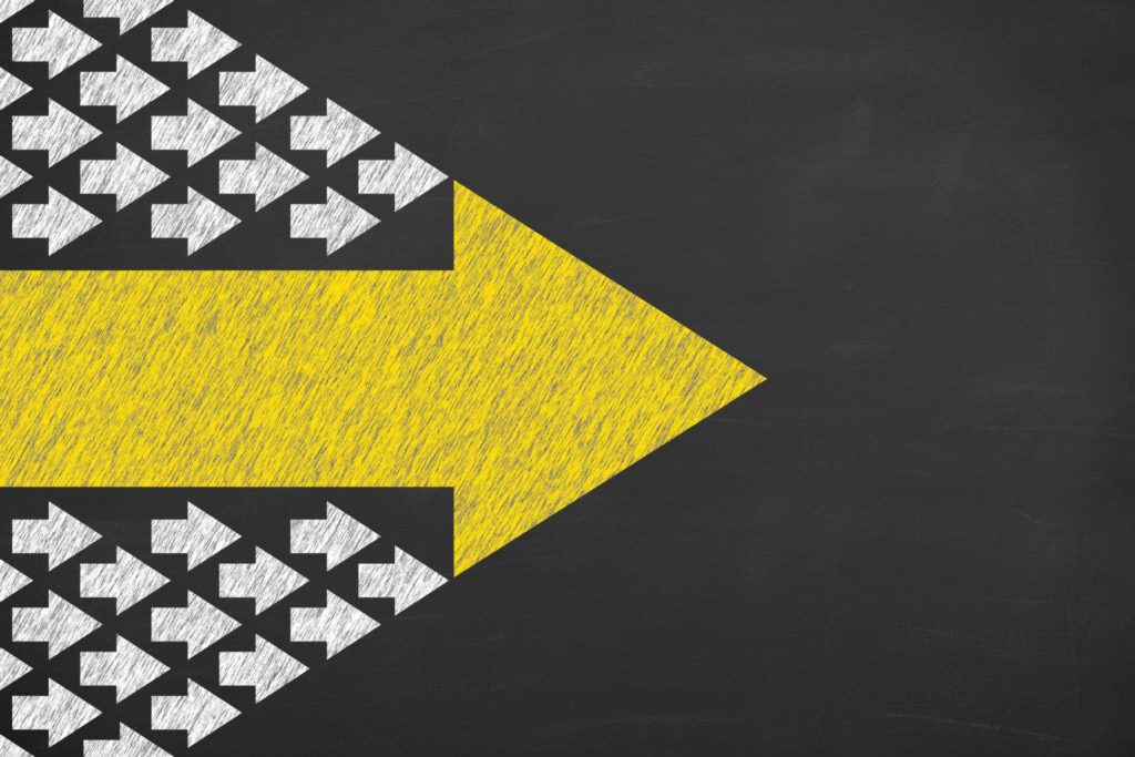 illustration of arrows pointing to the right