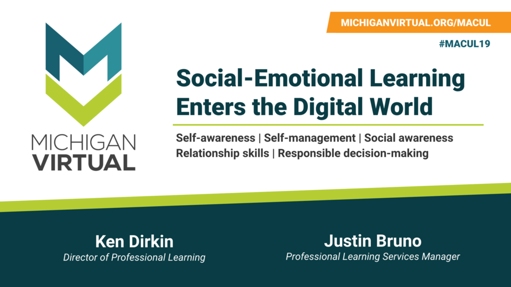 Social-Emotional Learning Enters the Digital World Presentation Cover